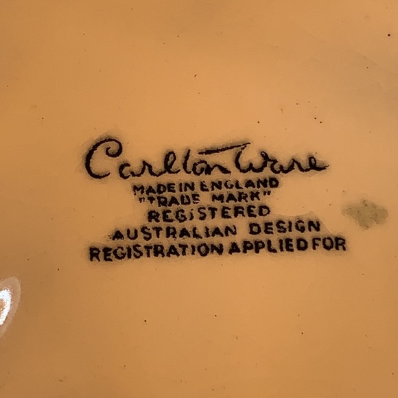 Set of 2 Majolica Carlton ware made in England - Picture 10 of 14